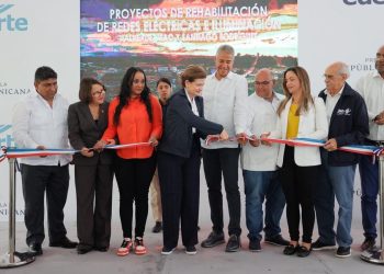 ISM y Edenorte inauguran obra eléctrica en Santiago Rodríguez y Valverde