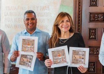 ADN e INPOSDOM ponen en circulación sello postal conmemorativo a los 525 años de la ciudad Santo Domingo