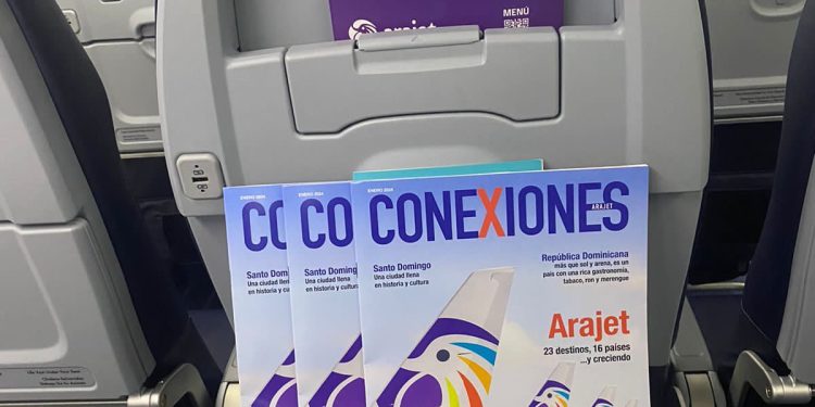 Arajet lanza la primera edición de su revista a bordo “Conexiones arajet”